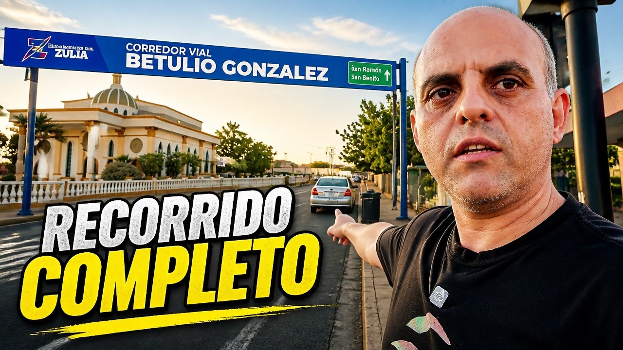 ASÍ ES EL CORREDOR VIAL BETULIO GONZALES EN SAN FRANCISCO MARACAIBO