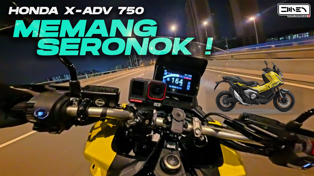 RIDE MALAM MEMANG MELUNCUR ! Honda X-ADV 750 V3 Malaysia | Insta360 Ace Pro 2 [4K]