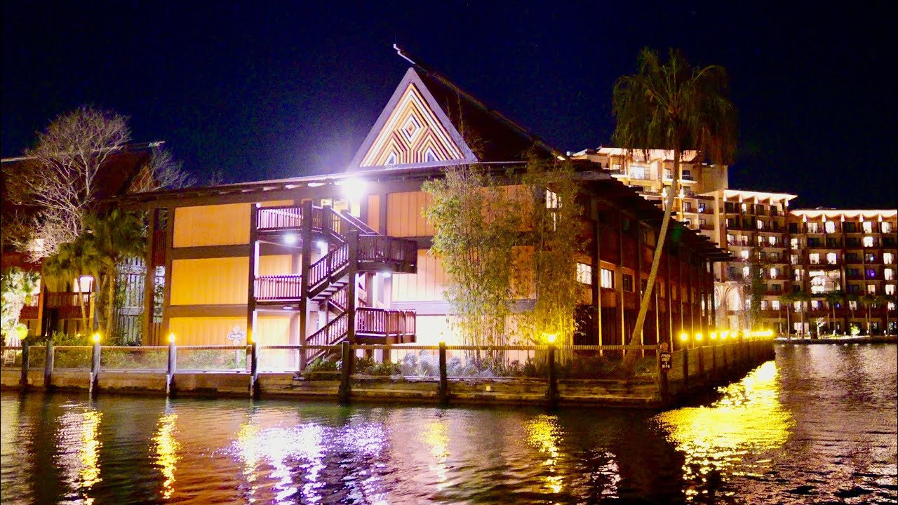 Disney's Polynesian Village Resort 2026 Night Tour & Walkthrough in 4K | Walt Disney World Florida