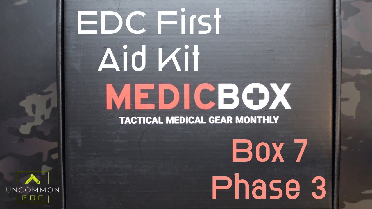MedicBox Pro — распаковка коробки 7 | Аптечка первой помощи EDC | Фаза 3