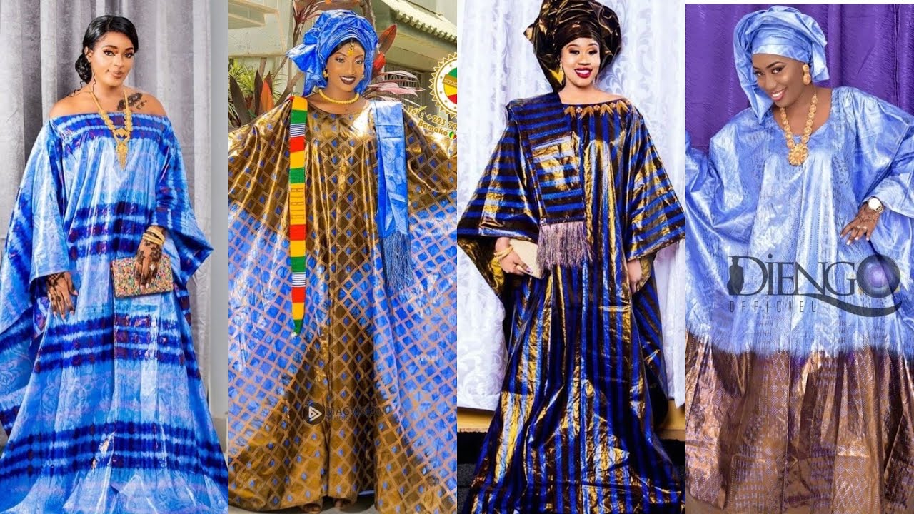ADMIREZ CETTE BELLE COLLECTION DE GRAND BOUBOU EN THIOUP ( SENEGAL / MALI )