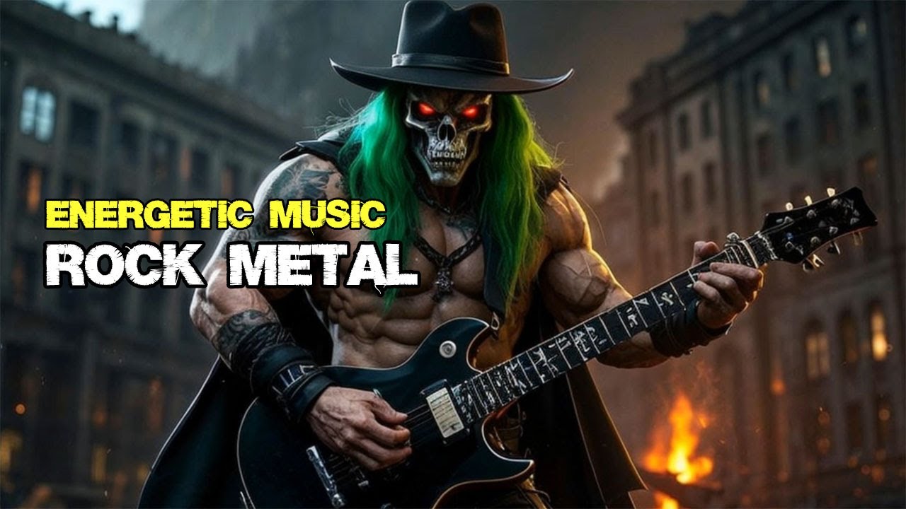 Best Rock Metal Playlist 🔥 Energetic Music for Workout, Gym & Fitness 🎸🎧💪