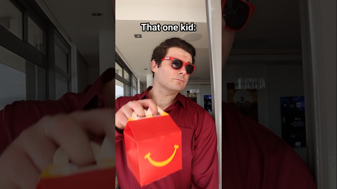 That One Kid Who Brings McDonald's To School For Lunch.