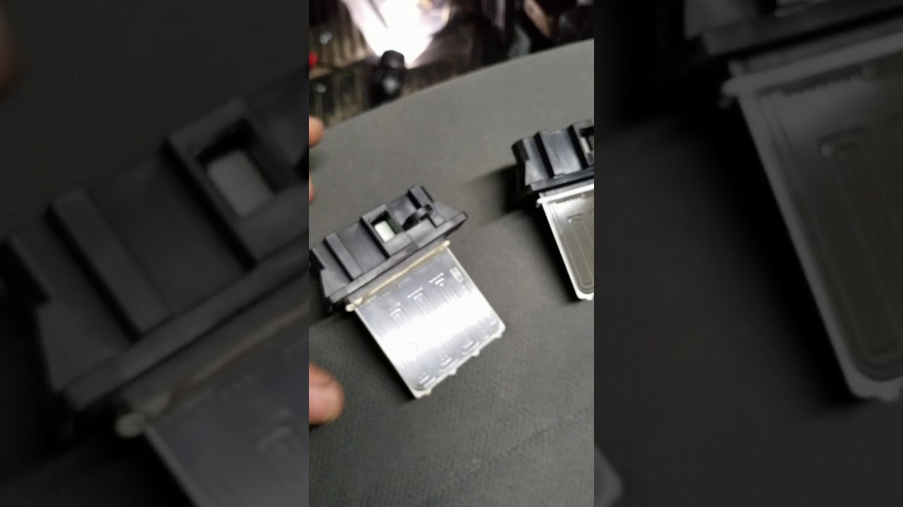 2014 Nissan  NV 200  Replacing blower motor resistor
