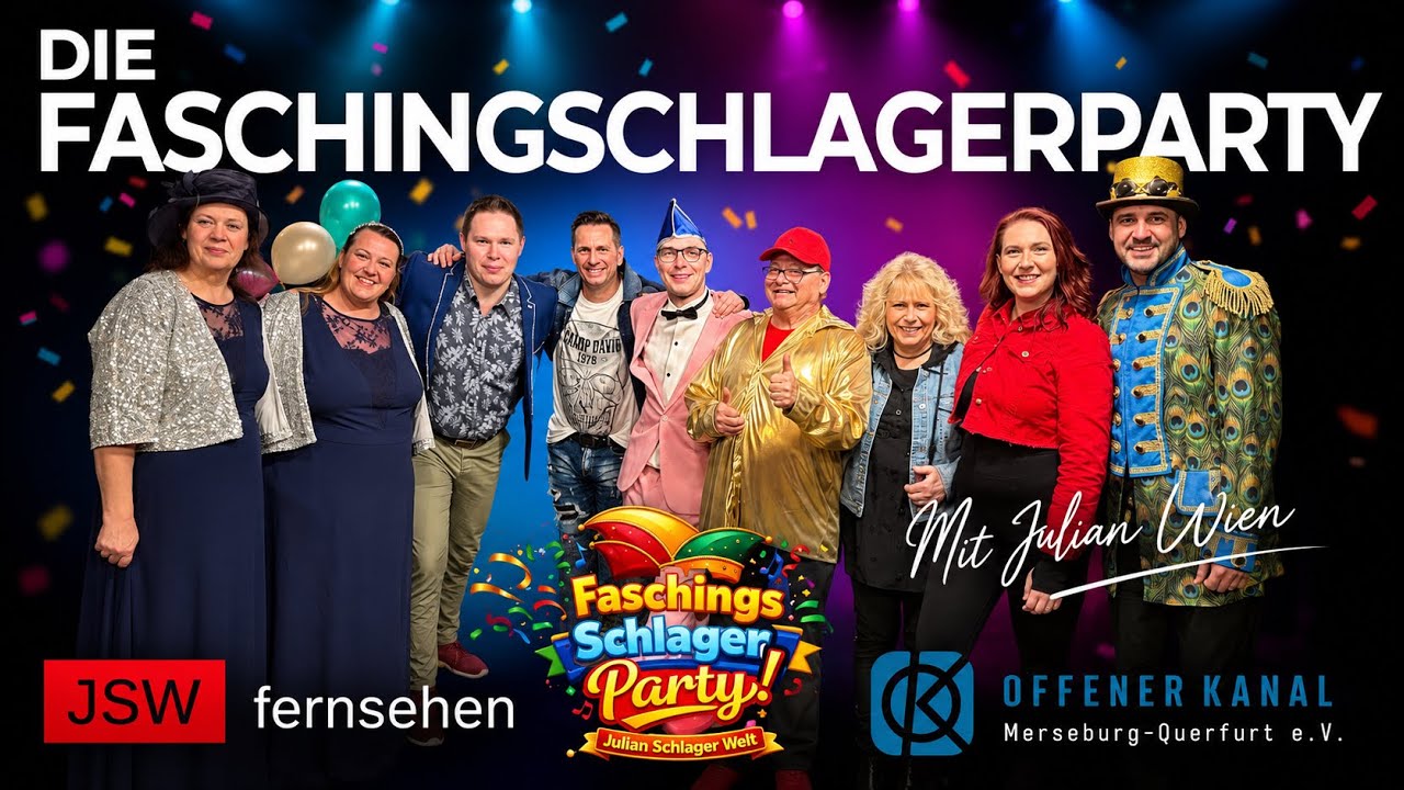 🎉 Faschingsschlager Party mit Julian Wien – Sehnsucht, Liebe & pure Partystimmung 🎭✨2026