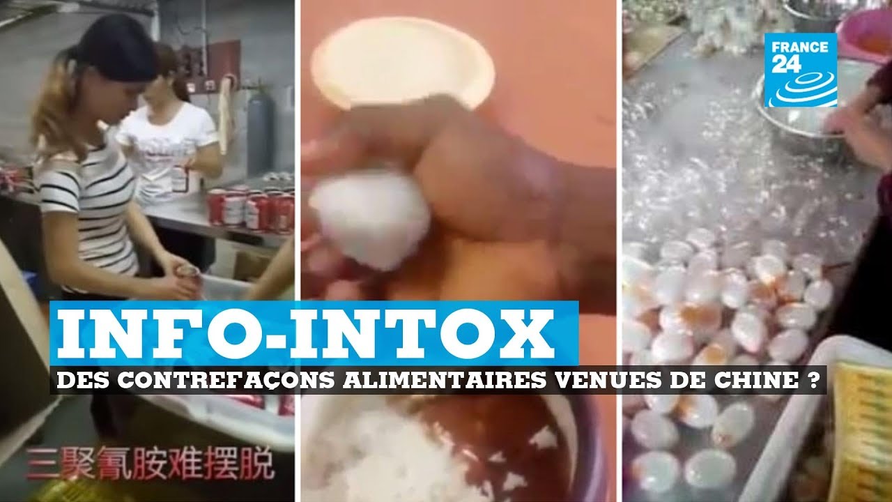 INFOINTOX #6 : Des contrefaçons alimentaires exportées par la Chine ?