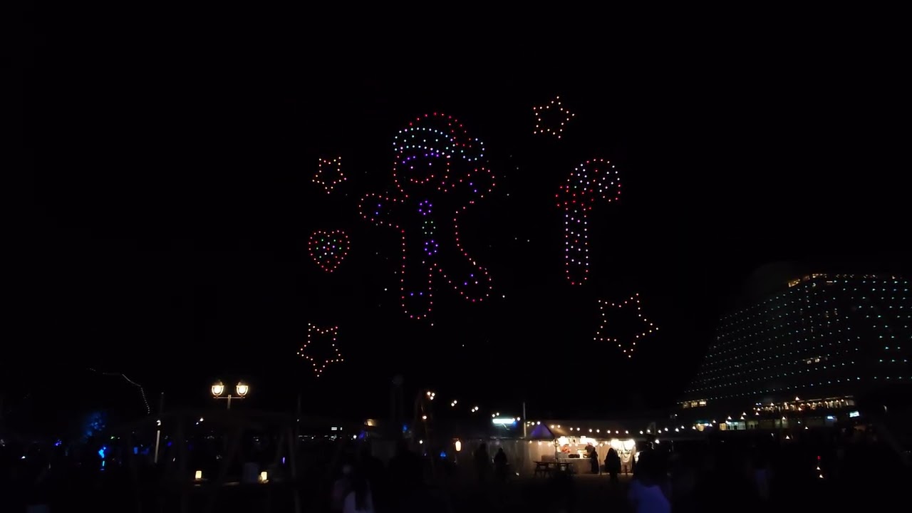 ドローンショー in KOBE