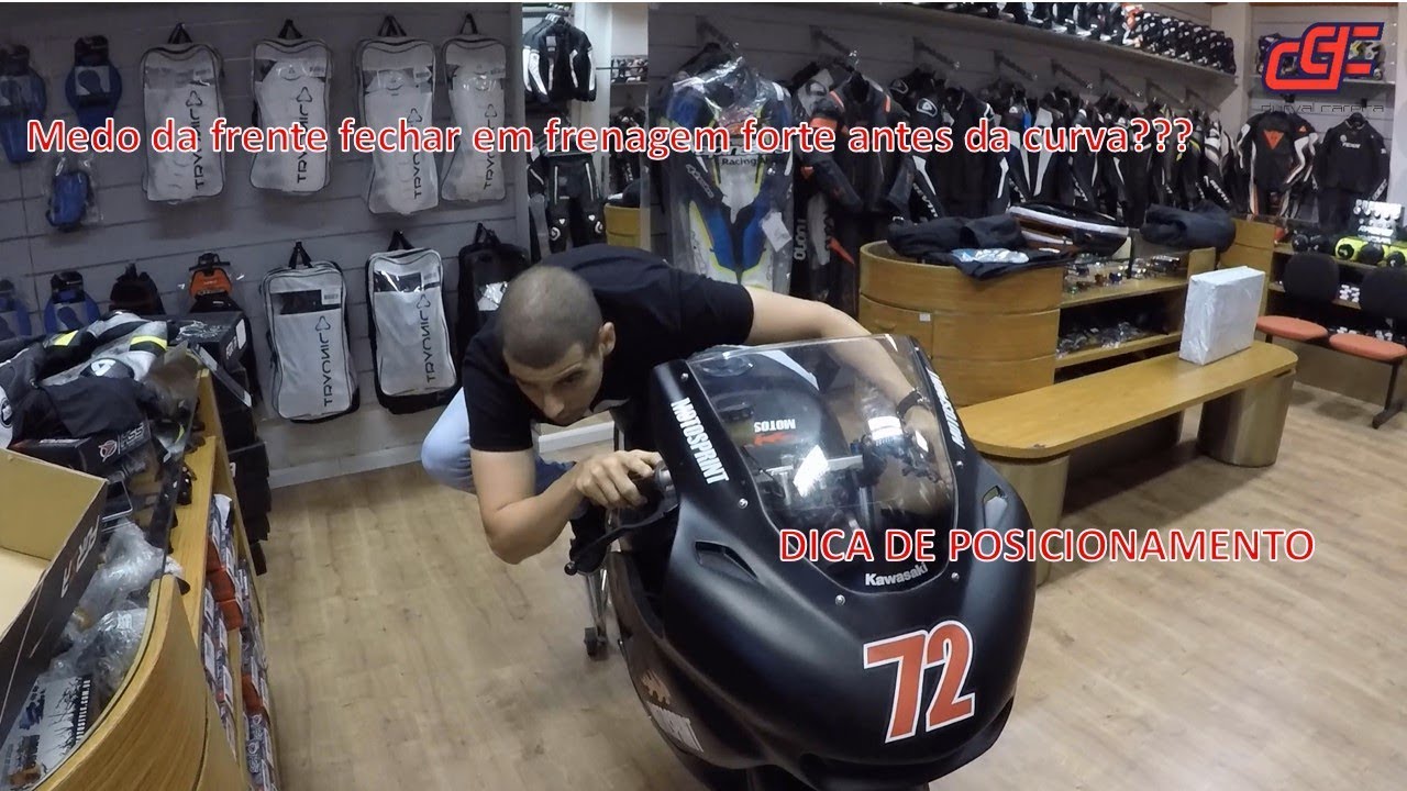 Medo da frente fechar na frenagem forte antes da curva (dicas de posicionamento) - Durvalcareca