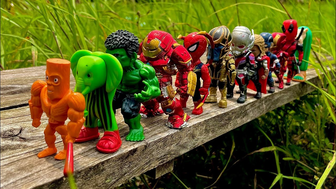 Marvel Spidey and his Amazing friends ,avengers action figure,thor,hulk,Spiderman Cartoon.136