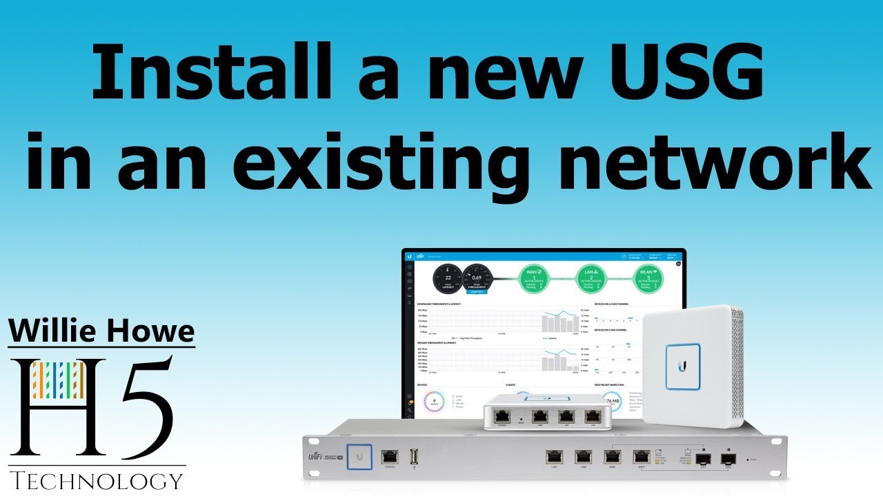 Replace or upgrade USG (UniFi Security Gateway) in an existing site!
