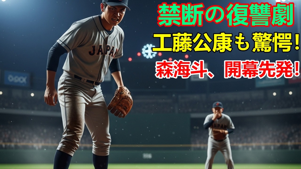 【衝撃】開幕戦で森海斗が先発！？工藤公康も驚愕した2026年パ・リーグの「禁断の布陣」と古巣への復讐劇