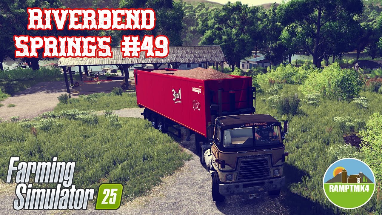Riverbend Springs #49 Selling Woodchip  Farming Simulator 25 Lets Play #fs25