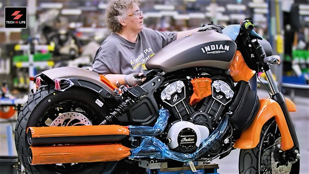 Индийский мотоцикл Раскройте легенду: посмотрите, как это сделано! Indian Motorcycle: How Its Made!