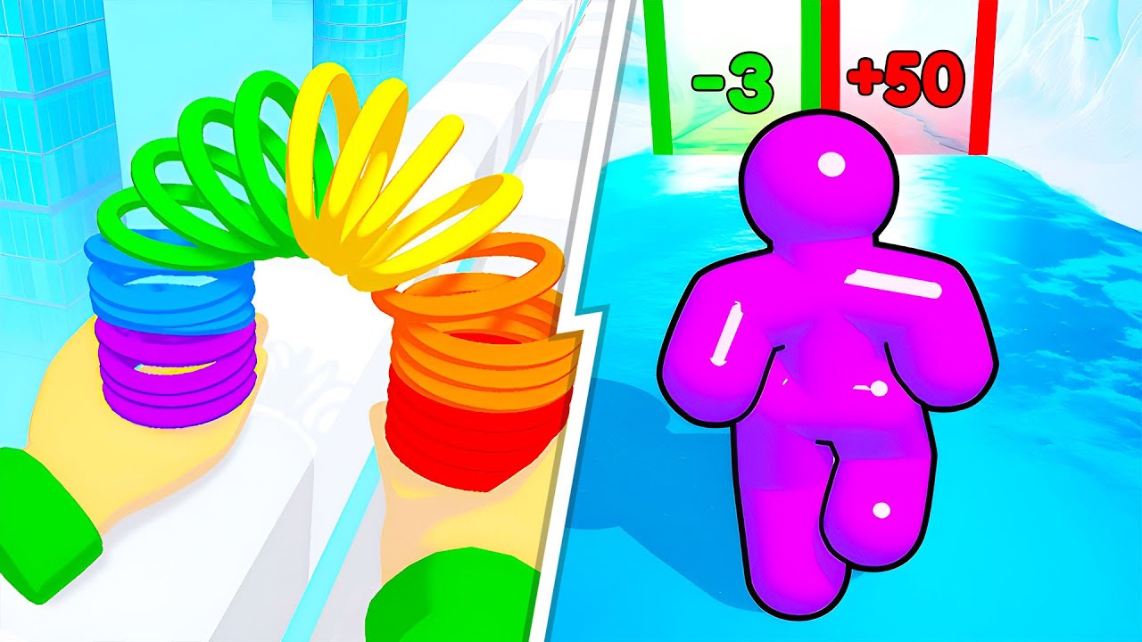 Toy Spring VS Tall Man Run 🔥 Max Level SpeedRun Gameplay (Android,iOS) NEW UPDATE Ep 802