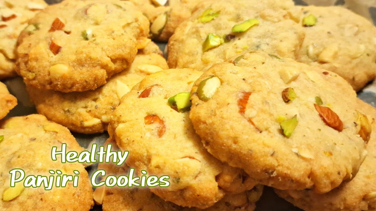 Healthy Panjiri Cookies Recipe | Eggless Gond & Dry Fruits Cookies | Biscuit |@Urban Desi Plate