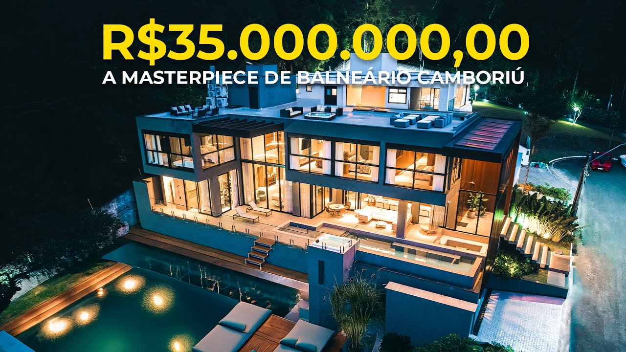 A MANS&Atilde;O MAIS CARA DE BALNE&Aacute;RIO CAMBORI&Uacute;! EM DETALHES!  ULTRA LUXO 35 MILH&Otilde;ES