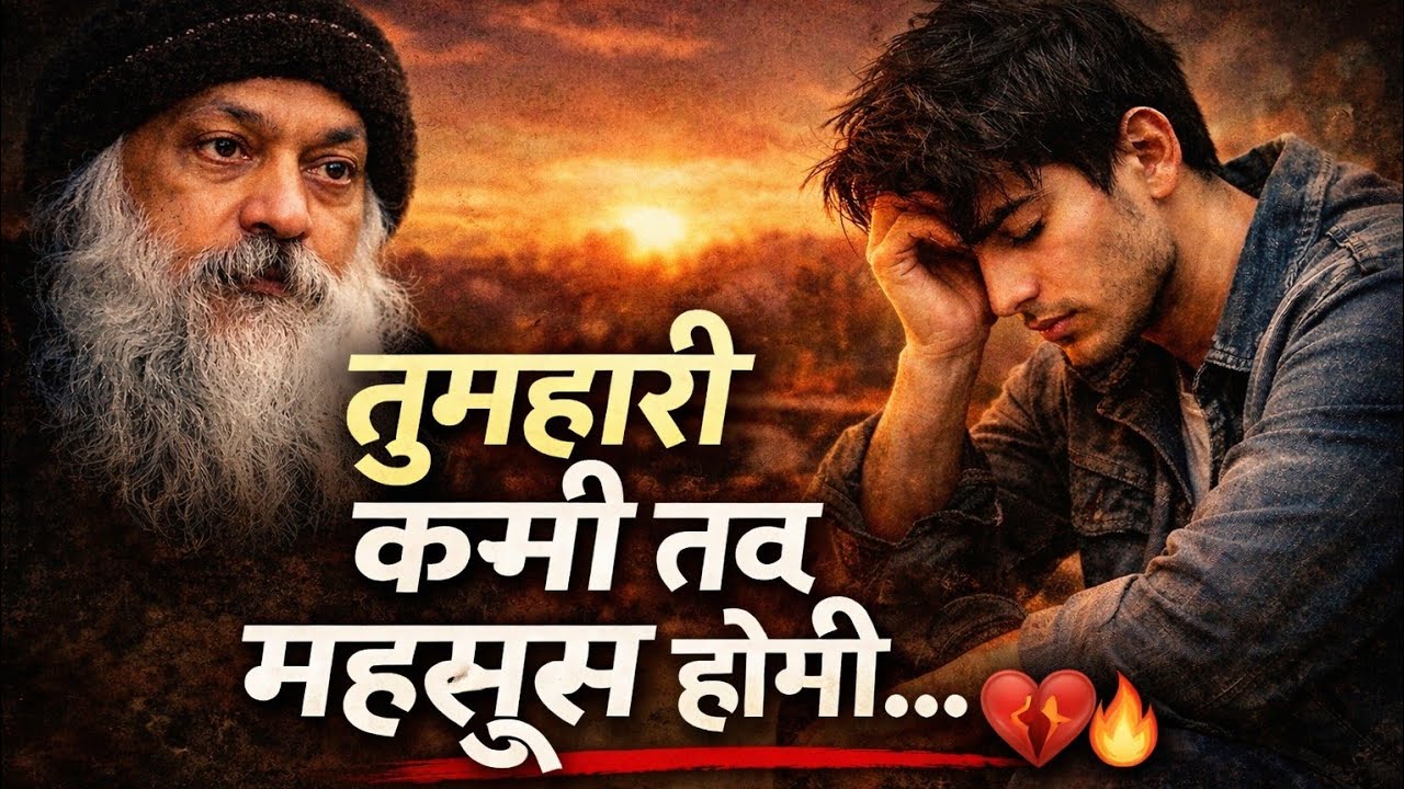 “तुम्हारी कमी तब महसूस होगी” Osho Hindi speech #osho#motivate