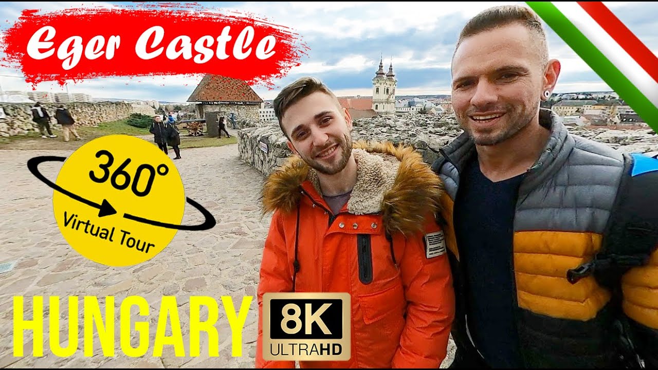 Visit Eger Castle Museum - Travel in Hungary & Day Trip - VR 360&deg; Vlog & Virtual Tour 8K, 4K