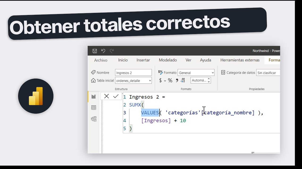 Como obtener totales correctos siempre | Power Bi