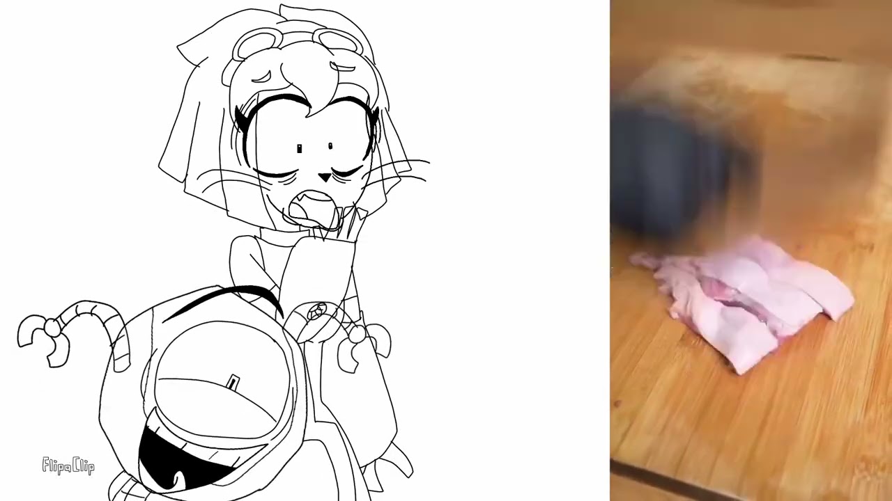 Kit and Kaboodle reacts to a duck getting cooked (ANIMATIC)