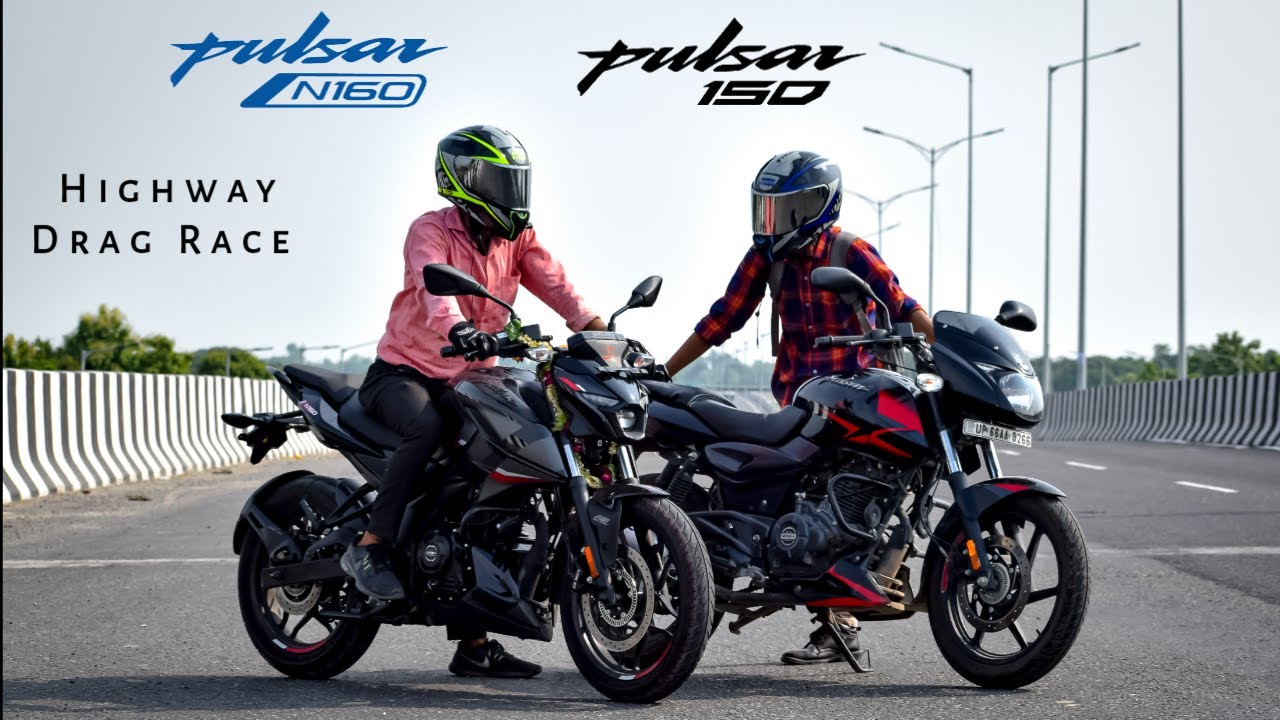 Bajaj Pulsar N160 Vs Bajaj Pulsar 150 BS6 | Drag Race | Amazing Results | UP65 Racers