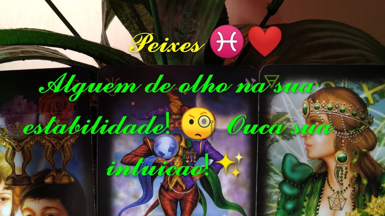 Peixes ♓❤️ Está entre duas situações/pessoas! 🧐💔 Porém, sua intuição é surreal! ✨🕊️ Você no poder! 😎