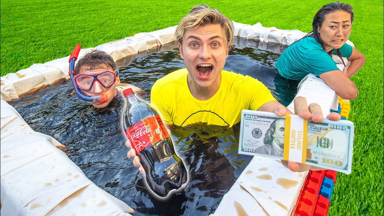 LAST TO LEAVE COCA COLA HOT TUB WINS $10,000
