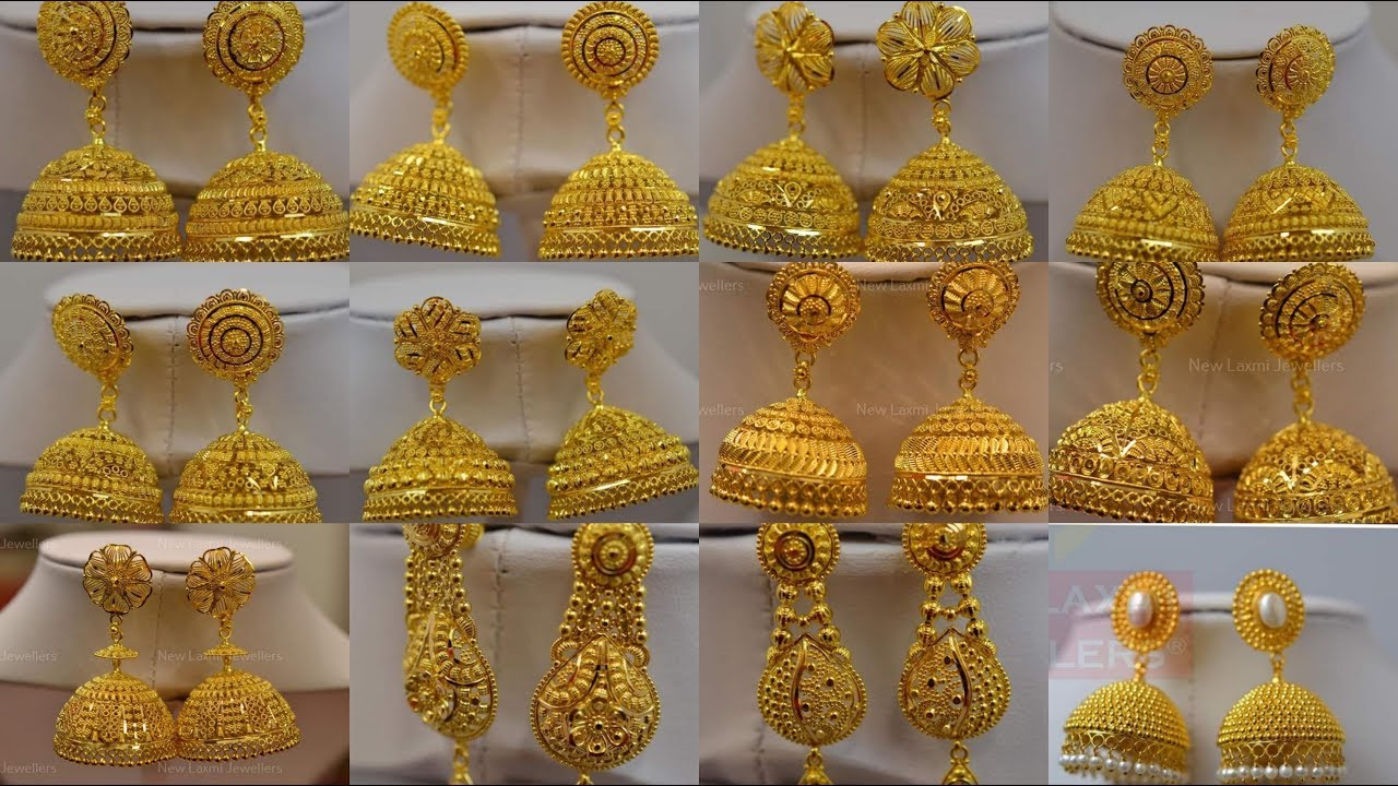 Latest Designer Gold Earring Designs