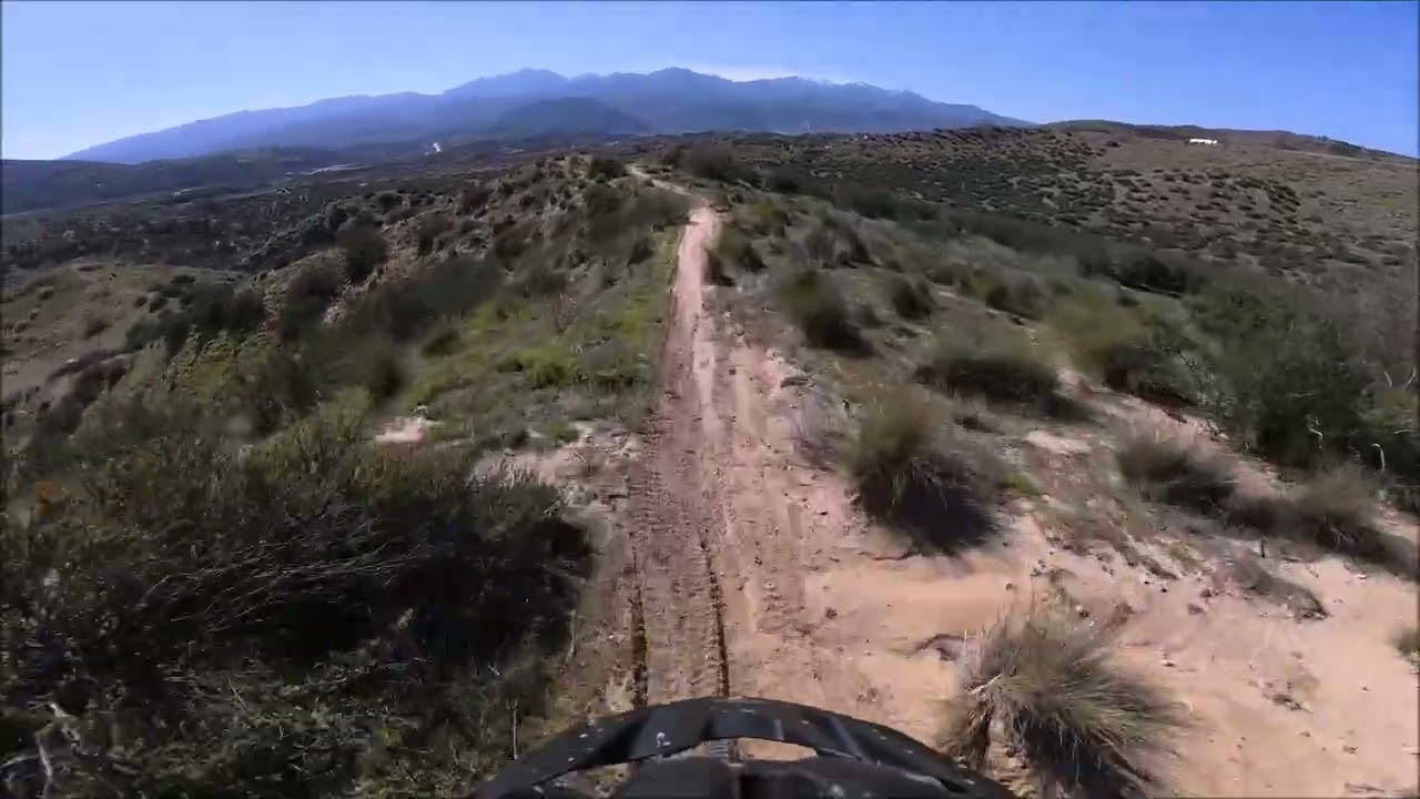 Cajon Pass Single Track. Hesperia Ca. Black Trail.