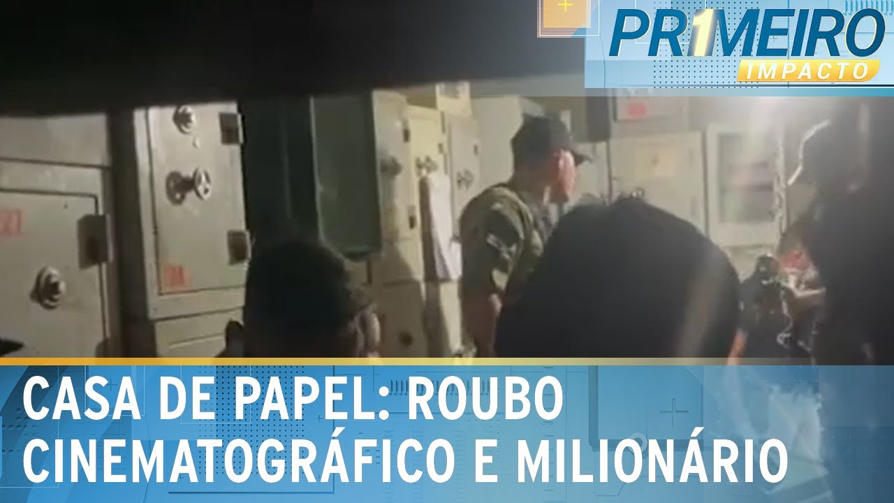Bandidos cavam túnel e fazem assalto milionário no Paraguai | Primeiro Impacto (06/02/24)