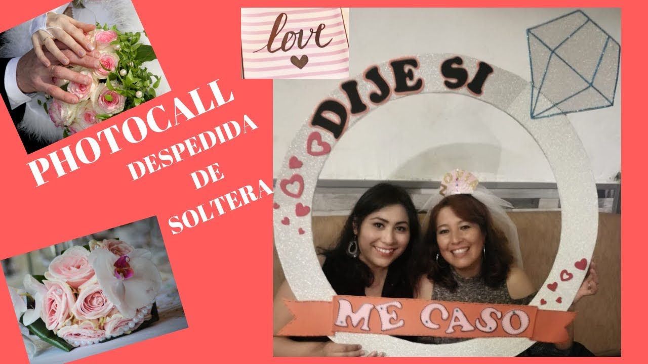 FORMA FÁCIL DE HACER UN MARCO FOTOS  (PHOTOCALL ) PARA FIESTAS, HOY DESPEDIDA DE SOLTERA.