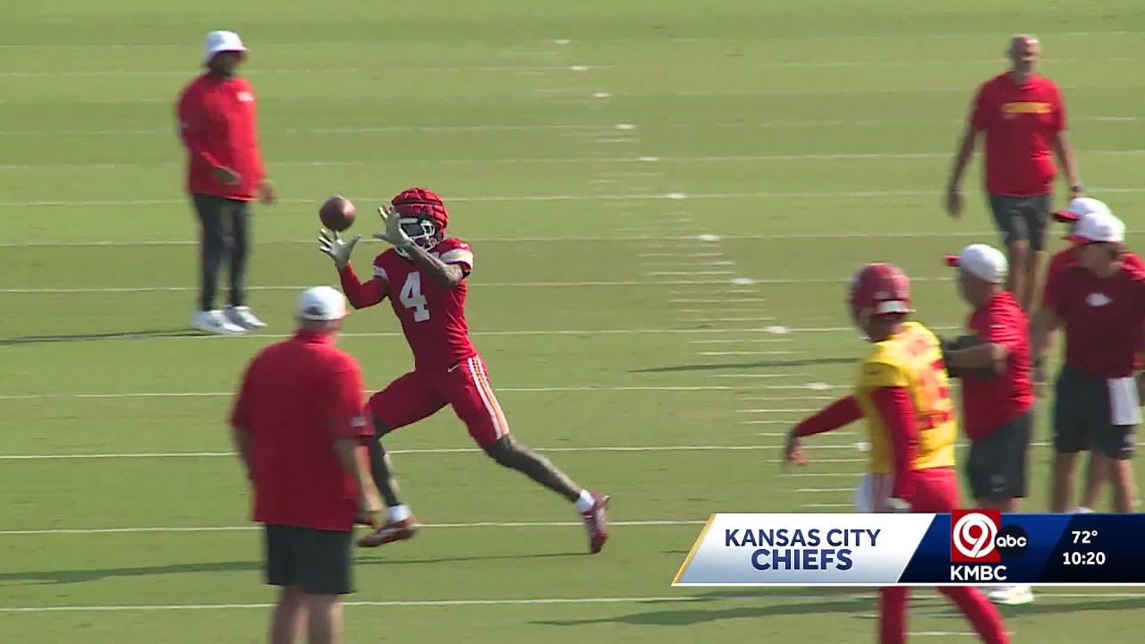 Chiefs training camp: Rashee Rice eager for return, wide receiver competition heating up