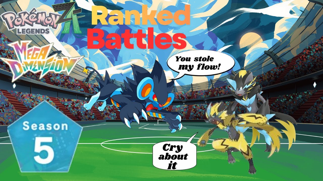 Mega Zeraora in Season 5! Pokemon Legends  Z-A Ranked Battles