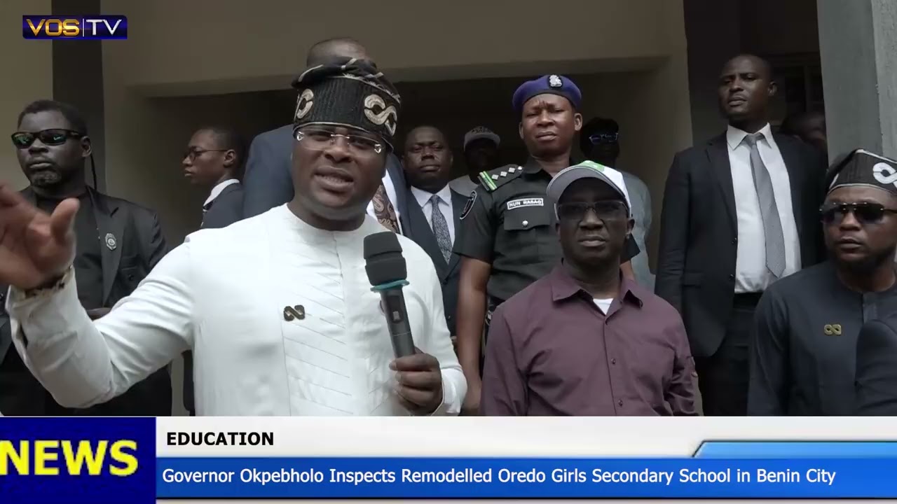 Jubilation as Gov. Okpebholo Inspects Remodelled Oredo Girls Secondary School in Benin