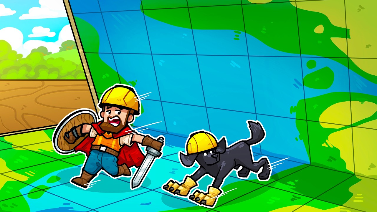 A game where the world folds like paper!?