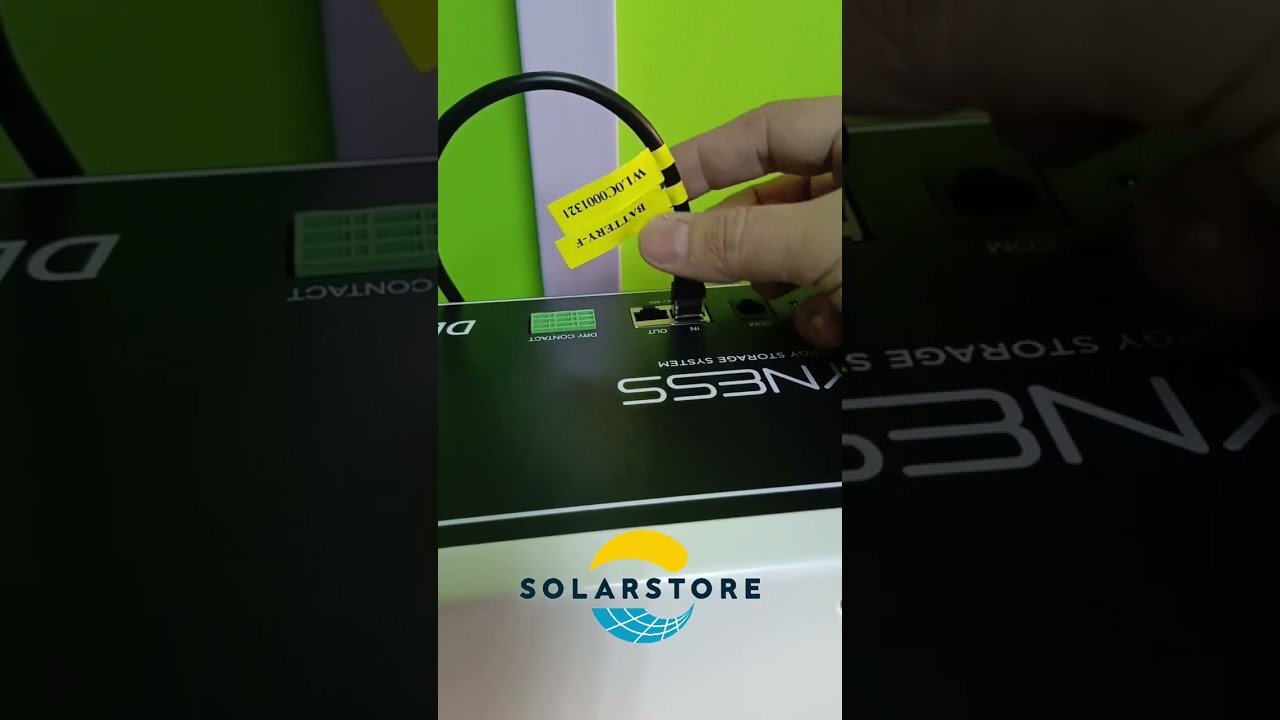 Instalación de Inversor Híbrido Growatt a batería de Litio marca Dyness