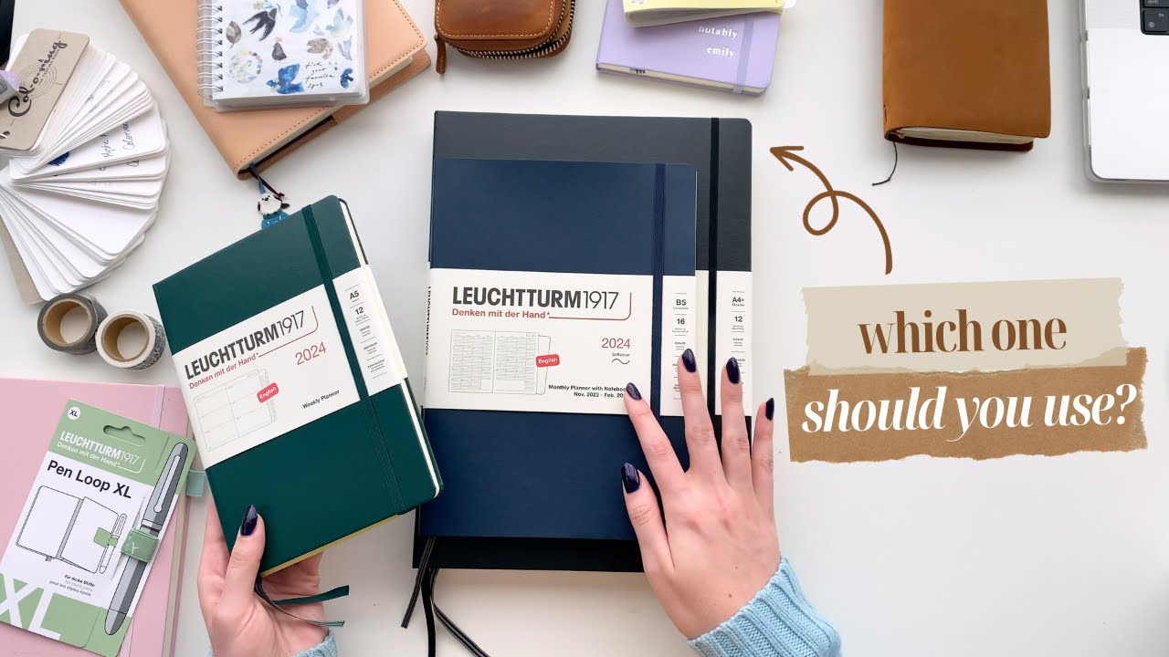 Сравнение планировщиков Leuchtturm1917 2024 ✨ Ежедневных, еженедельных и ежемесячных!