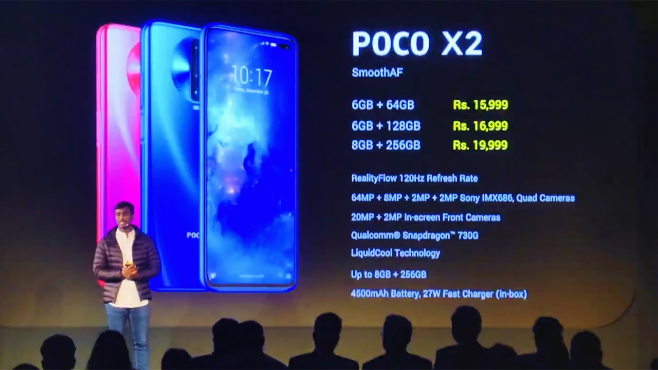 Poco X2 launch event in 12 minutes