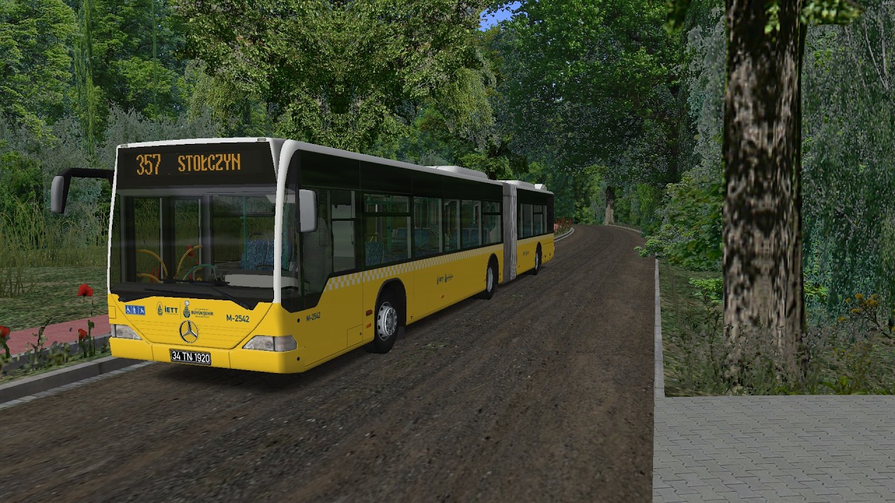 OMSI 2 - MERCEDES-BENZ CİTARO DAR KÖY YOLLARINDA SERİ SEFER!! - FIKCYJNY SZCZECİN - 357 HATTI - G29