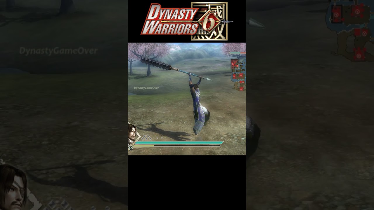 Xiahou Dun Musou (DW6) #shorts #dynastywarriors #xiahoudun