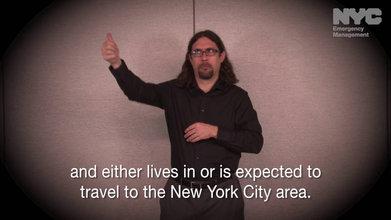 Notify NYC American Sign Language Message: Amber Alert