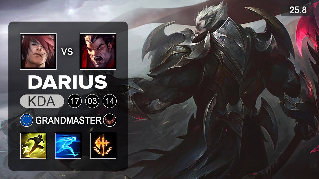 Darius vs Sett Top - EUW Grandmaster - Patch 25.8 Season 15