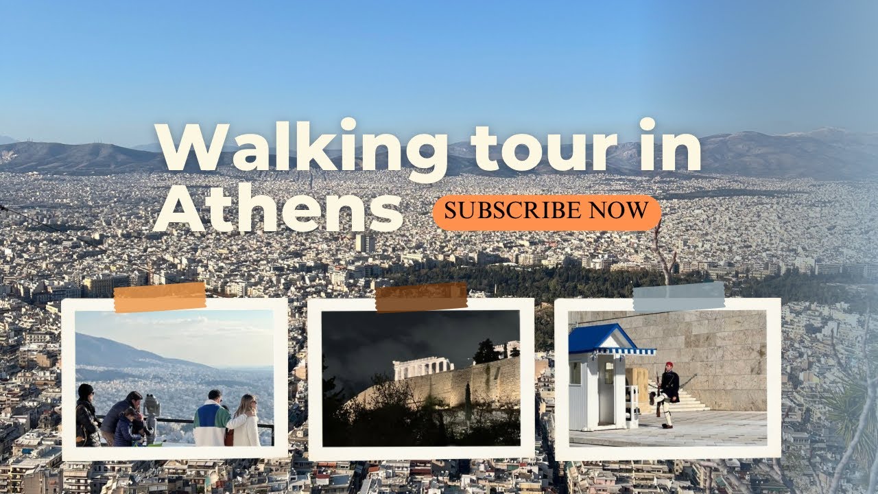 4K Athens Walking tour
