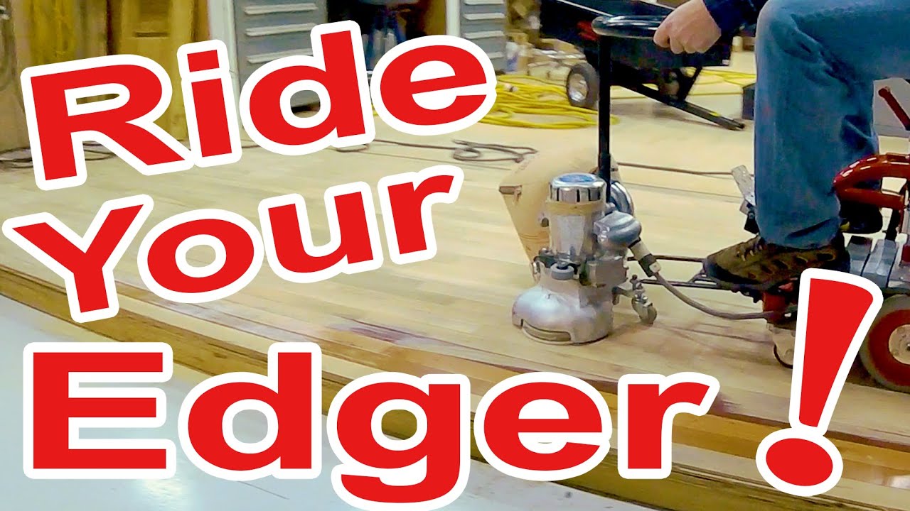 Magic Wood Floor Rider for Edging, Gyms, More! Revolution Inc. rides dual American Sanders on DC
