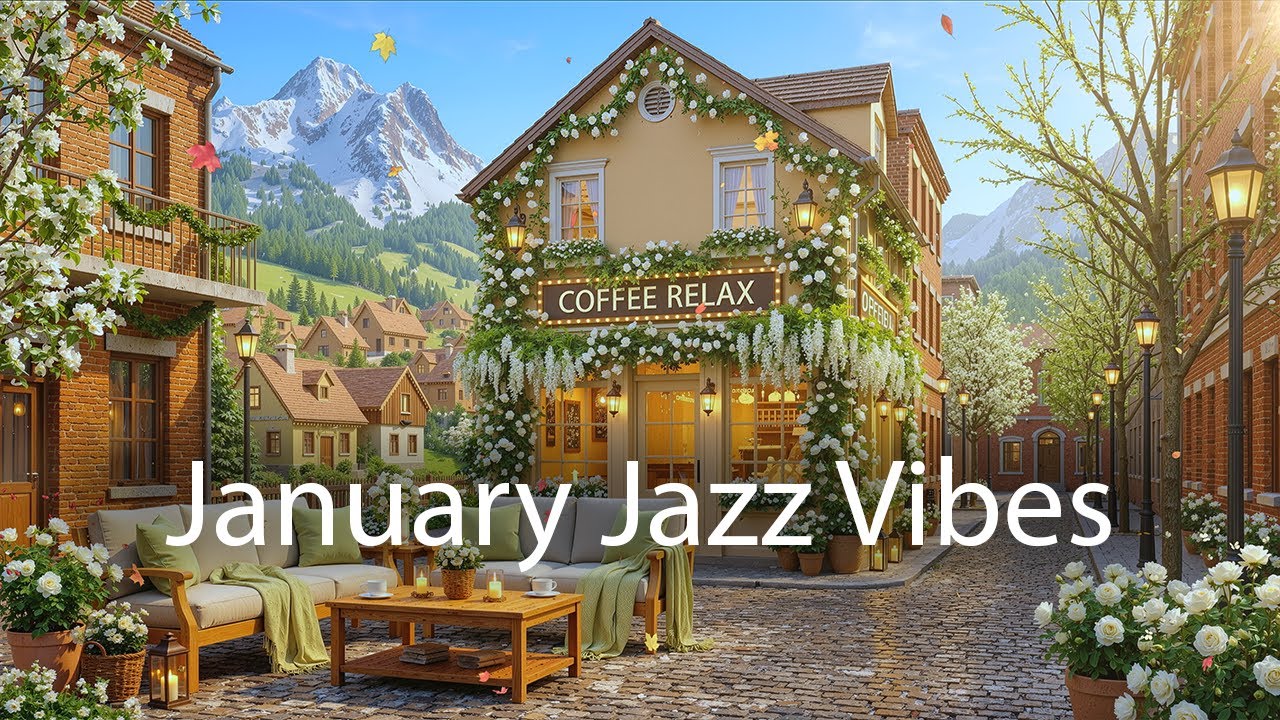 Cozy Outdoor Café Bossa Nova ☕ Jazz Background Music for Relax, Study and Warm Vibes