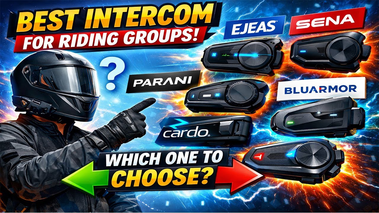 Best Bluetooth Intercom for Riding Groups | Sena vs Cardo vs BluArmor vs EJEAS