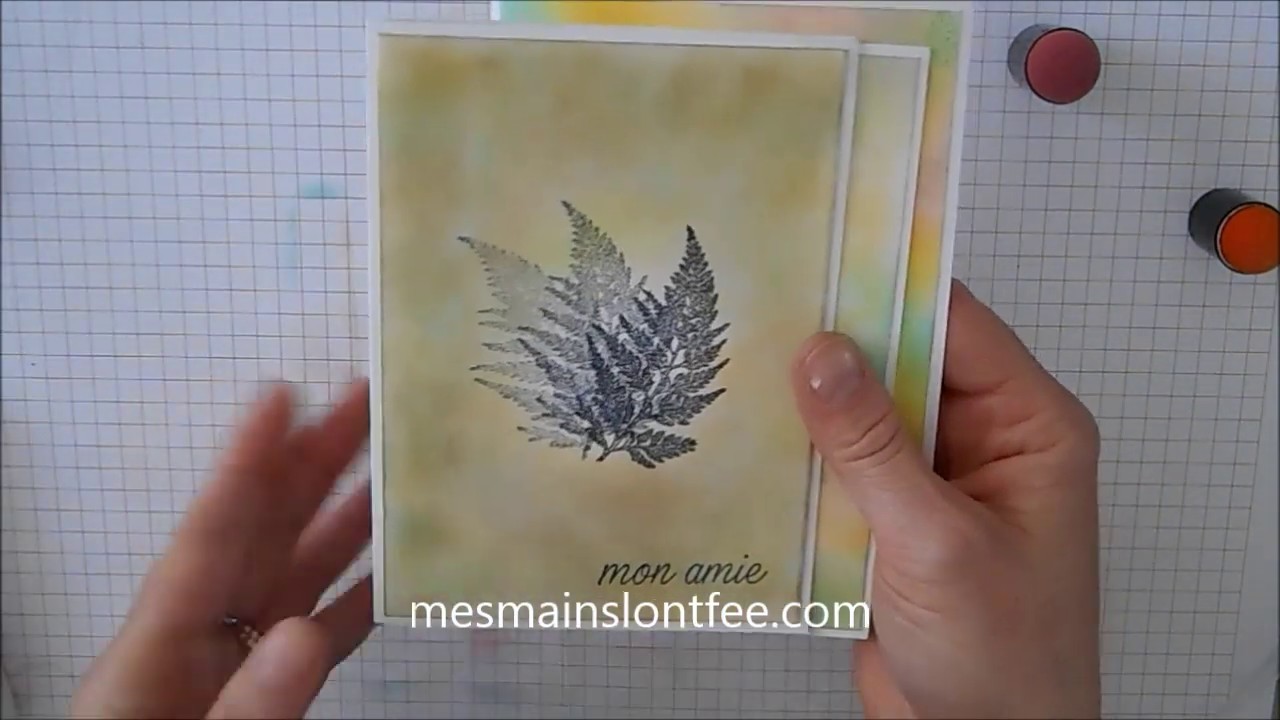 Comment cr&eacute;er un fond de carte scrapbooking