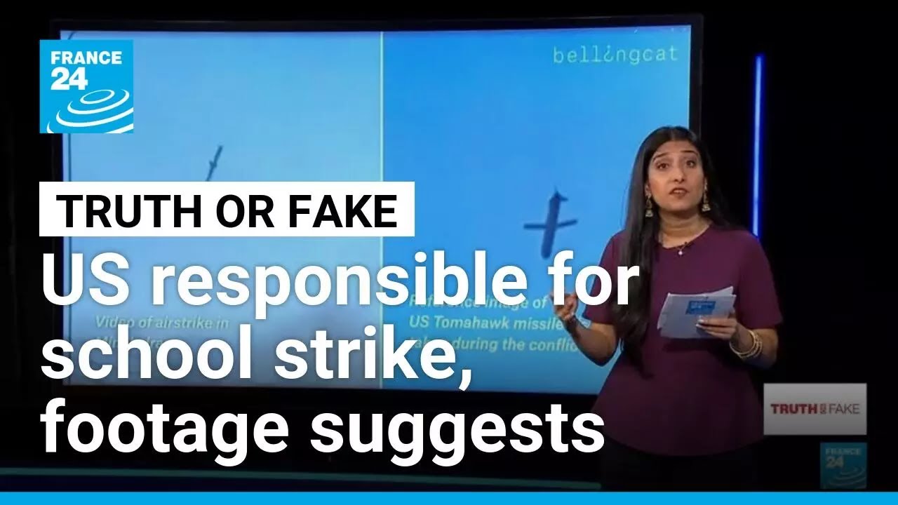 Video shows US Tomahawk missile strike next to bombed Iranian school • FRANCE 24 English