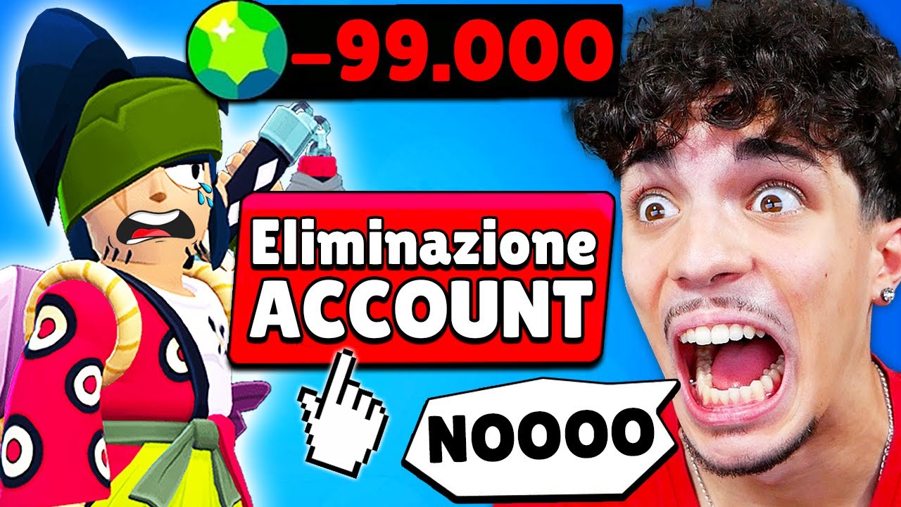 SONO COSTRETTO AD ELIMINARE IL MIO ACCOUNT DI BRAWL STARS!?❌💀 (-10.000€)