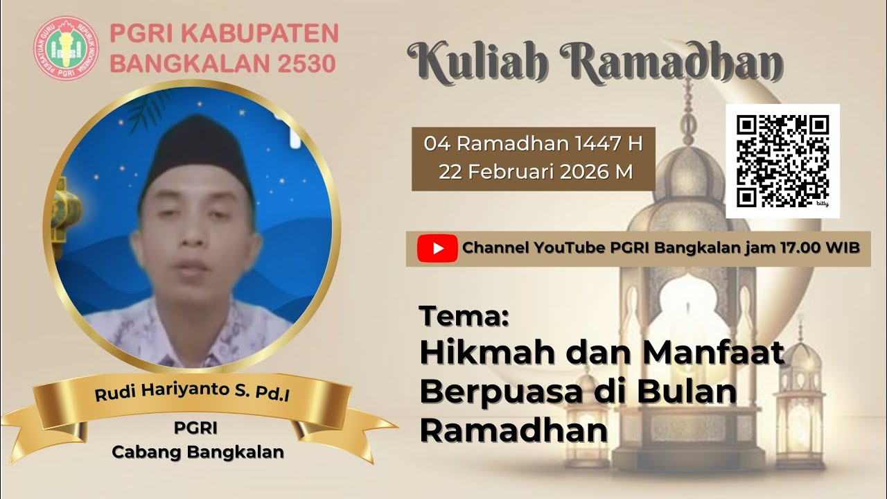 KULIAH RAMADHAN 04 : RUDI HARIYANTO, S.Pd.I.